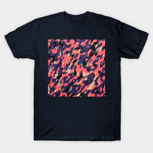 Camouflage - Coral light blue T-Shirt